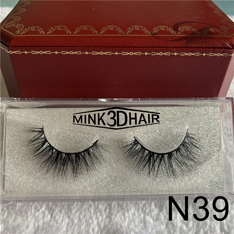 China real mink eyelash extensions supplies wholesale 3D mink eyelashes